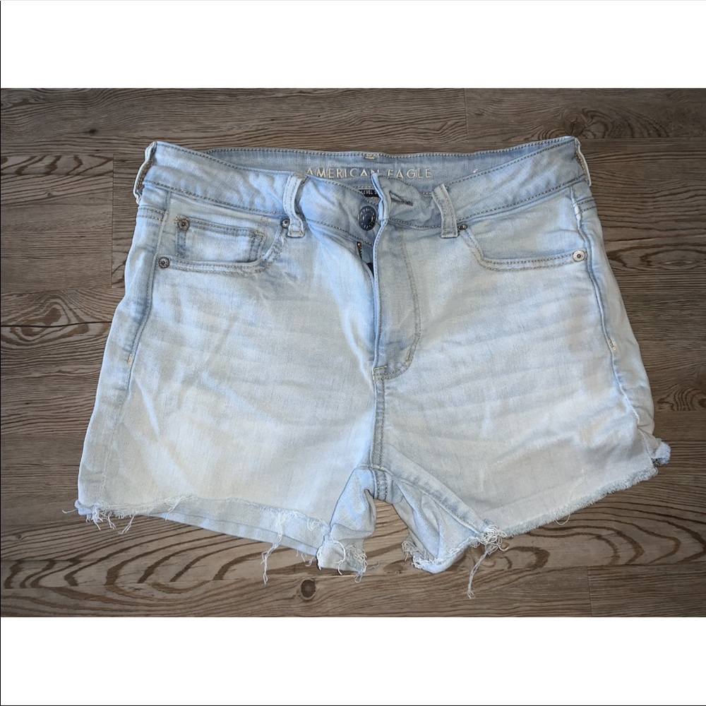 AE High-Waisted Denim Shorts